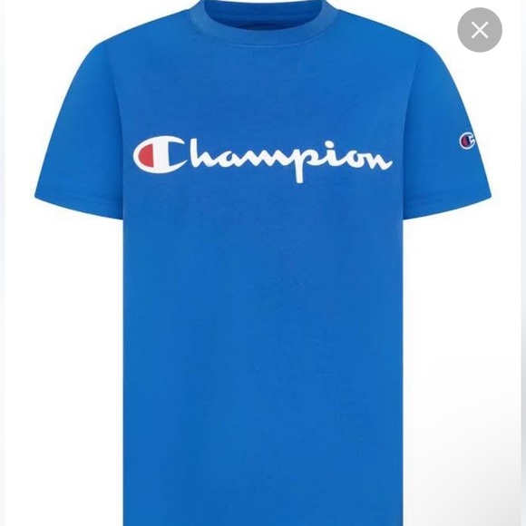 BLUE CHAMPION T SHIRT - Picture 1 of 1